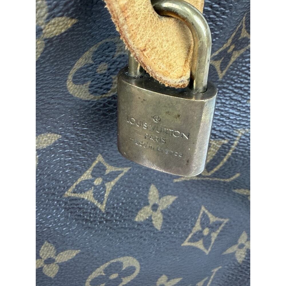 Louis Vuitton Monogram Speedy 35 Bag in Brown Coated Canvas 2006 S - Picture 8 of 16